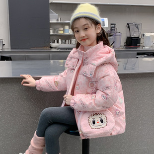 女童羽绒服2025新款冬季儿童洋气超好看90白鸭绒加厚保暖冬装外套