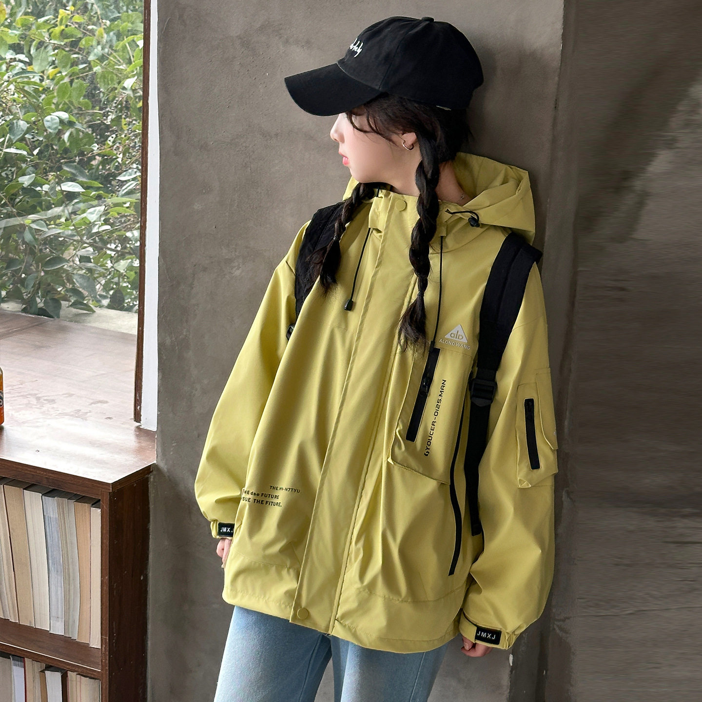 2026春款上新爆款新款户外防水秋装夹克女机能风工装袋外套冲锋衣