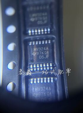 LMV324AIPWR TSSOP-16 丝印LMV324A TI原厂进口全新原装现货直拍