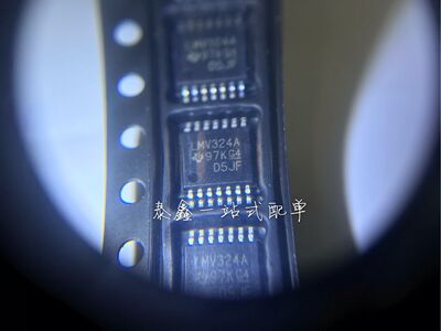 LMV324AIPWR TSSOP-16 丝印LMV324A TI原厂进口全新原装现货直拍