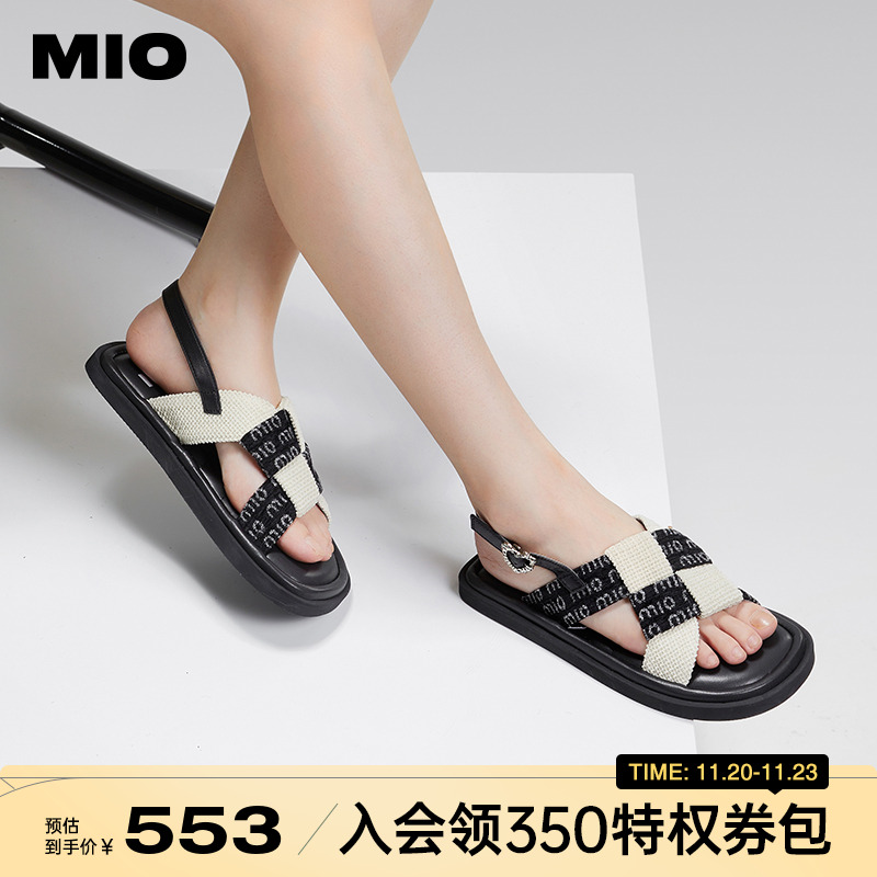 米奥休闲平凉鞋MIO复古