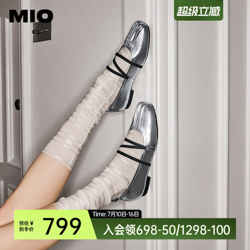 米奥MIO绑带通勤玛丽珍鞋