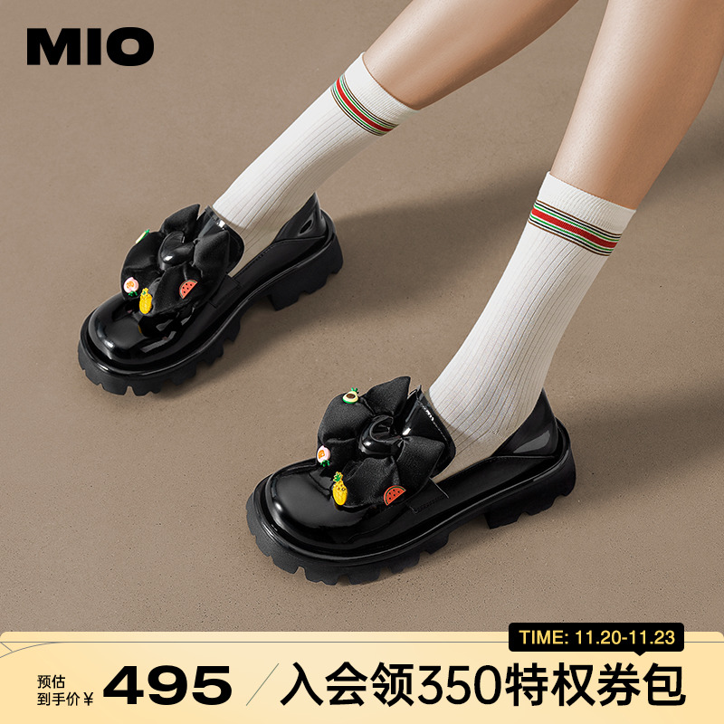 米奥女鞋MIO松糕底乐福鞋