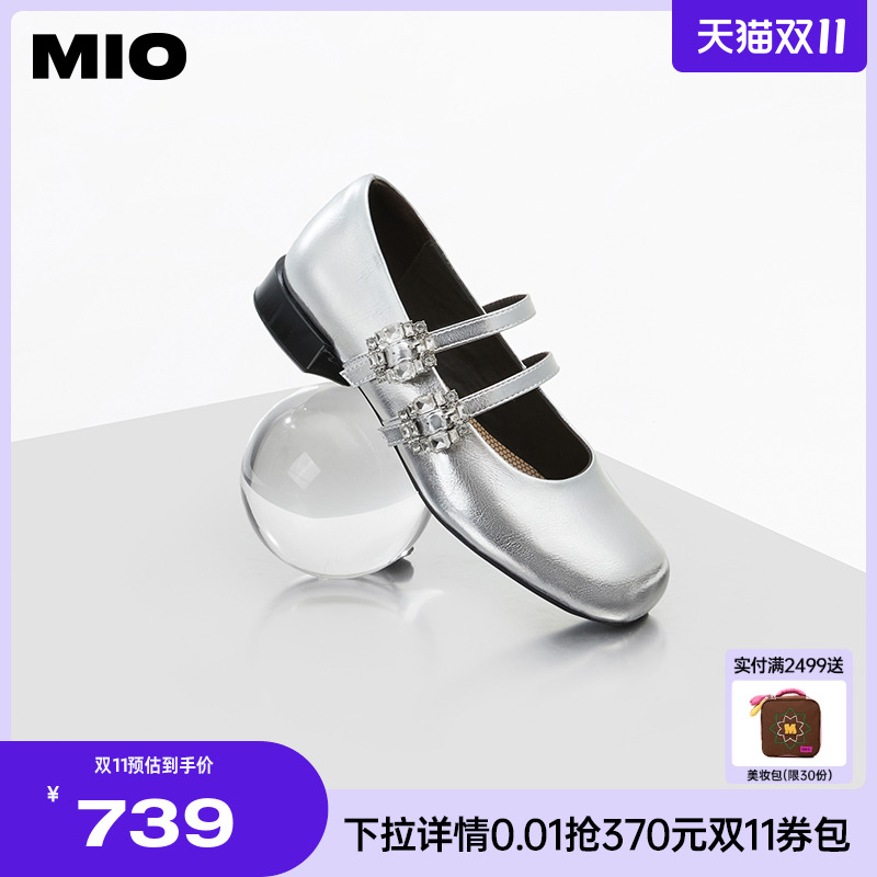 米奥玛丽珍鞋MIO复古单鞋
