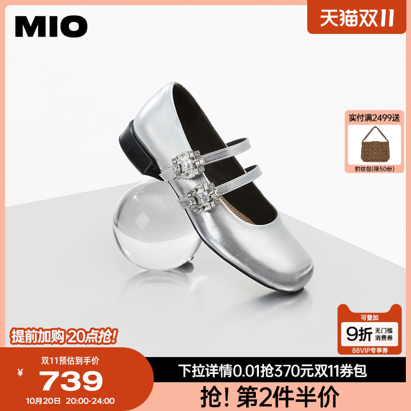 米奥玛丽珍鞋MIO复古单鞋