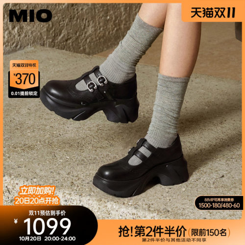 玛丽珍双袢扣  质感扣带可调节松紧度