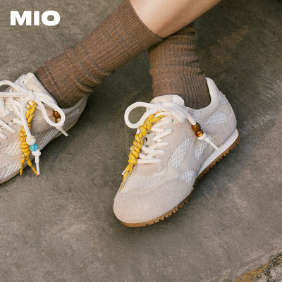 【直播免单活动】MIO米奥德训鞋复古阿甘鞋内增高2.5cm透气休闲鞋