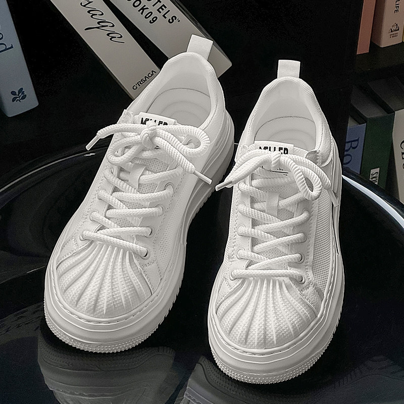 2026特大码男鞋45秋季网面休闲透气板鞋46百搭小白鞋47运动鞋子48