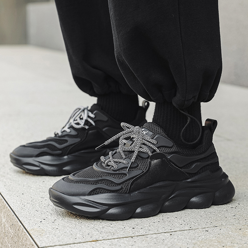 三利泰秋季老爹鞋休闲大码男鞋