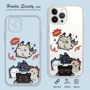 卡通明日方舟手机壳可爱趣萌的龙们适用苹果15pro华为p60荣耀80OPPOreno9vivoiqooneo8红米K60/note13一加12