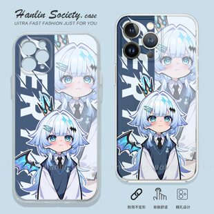 呆萌二次元刻律德菈适用苹果17promax华为Pura80少女OPPORneo14红米K90卡通IQOOZ10Turbo荣耀400小米17手机壳