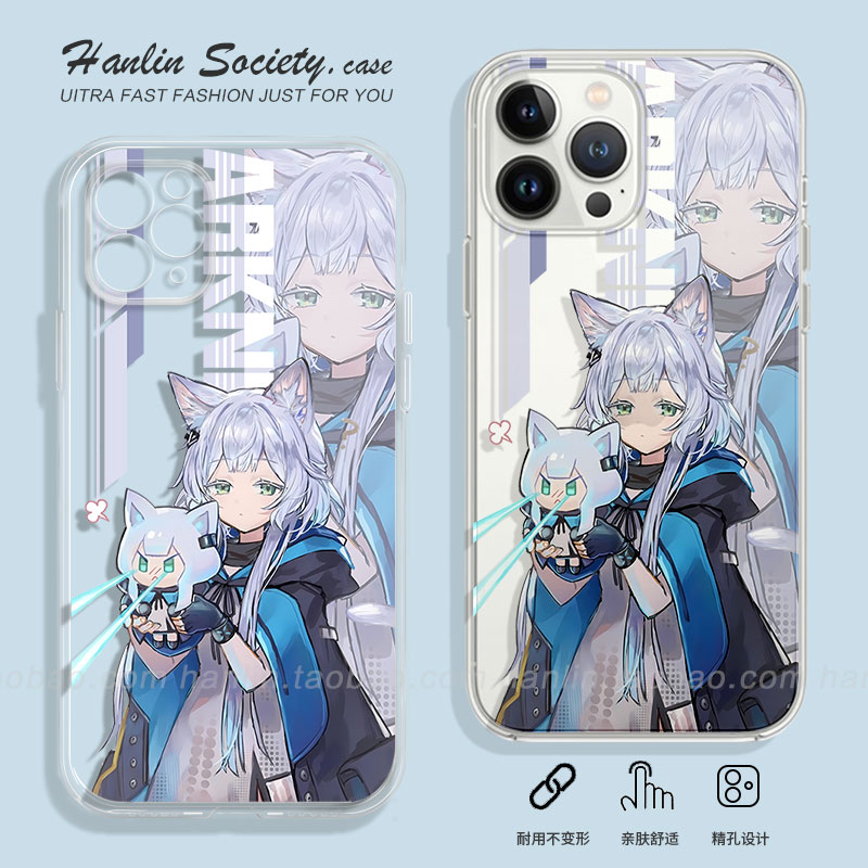 呆萌少女迷迭香适用苹果16promax华为mate70卡通OPPOReno14红米K80IQOO13二次元荣耀400小米15一加13T手机壳