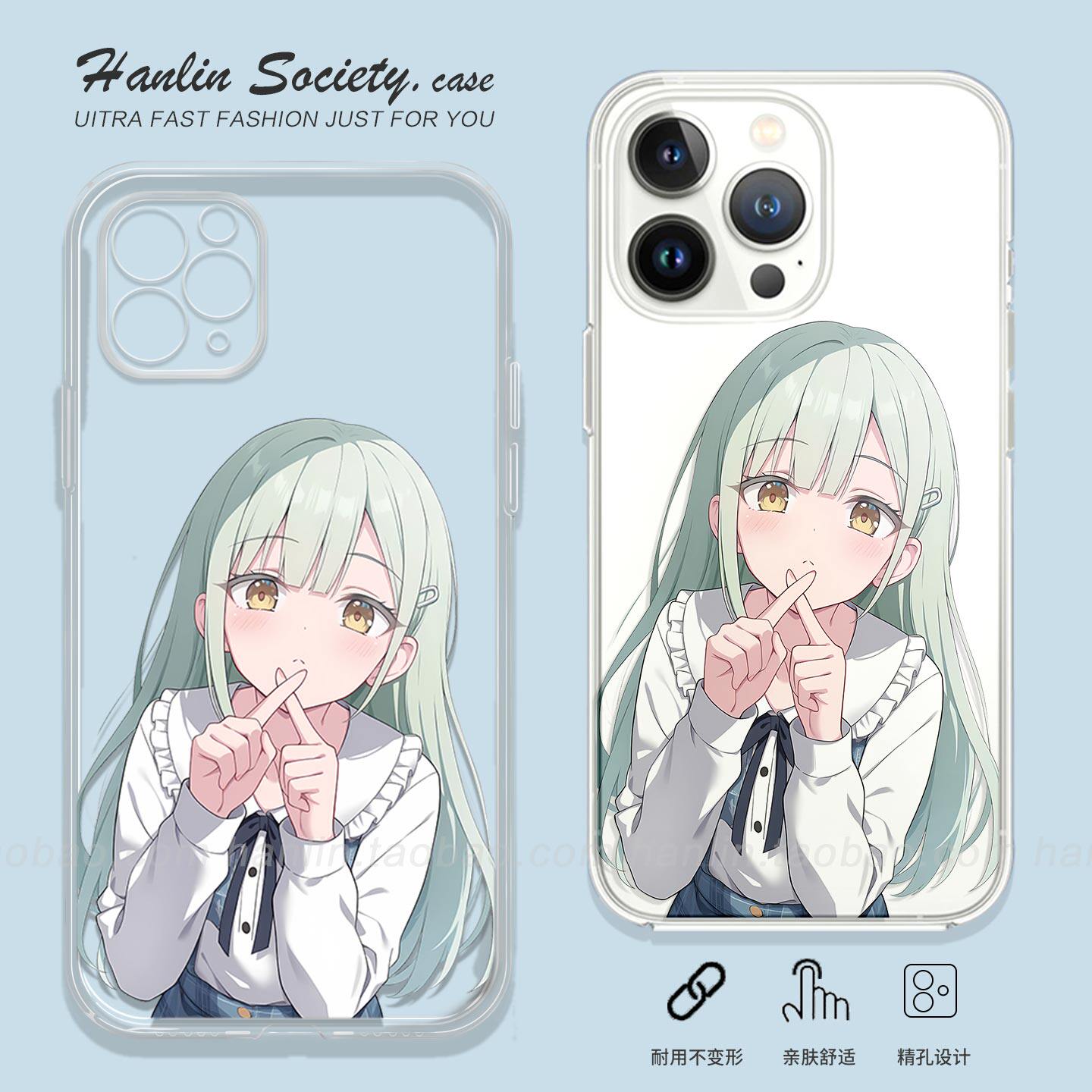 日系呆萌若叶睦适用iPhone17promax华为Pura80二次元OPPOReno15荣耀500少女IQOOZ11Turbo小米17红米K90手机壳