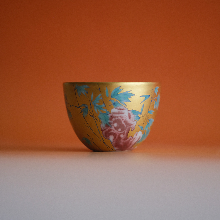 元隐茶事集清顽慕明限量版髹金工艺 遊系列宋画石竹24k包金定制款