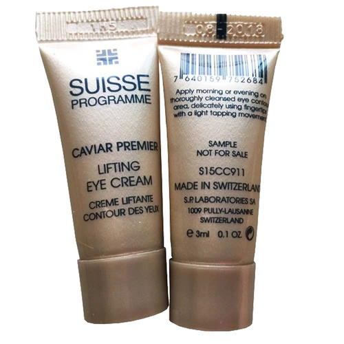 Разглаживающий крем для глаз, осветляющий красный (черный) чай, 3 мл, против морщин, против темных кругов под глазами, пробник