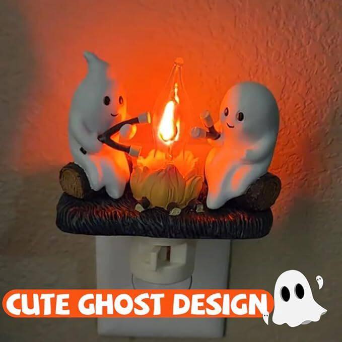 Ghost Campfire Flickering Nightlight亚马逊万圣节鬼火闪烁夜灯