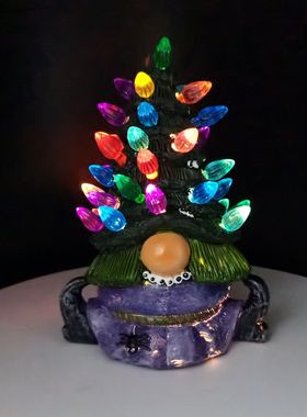 PurpleLightedTreeDecorations