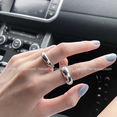 包邮vf定制简约925纯银戒指情侣