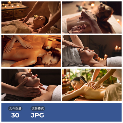 高清人物jpg按摩spa水疗模特图片素材massage背部手足护理图片