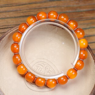 天然黄金甲山龟手串民族风 龟壳女士diy手链直播文玩货源