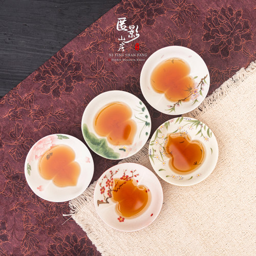 手绘葫芦福禄杯主人杯茶杯