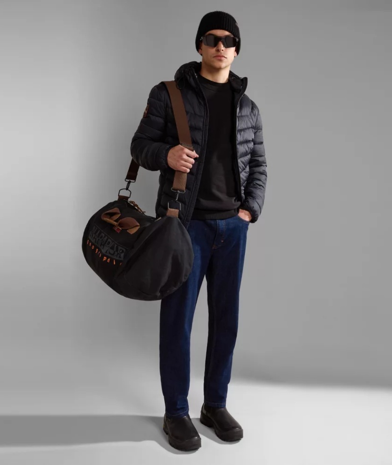 纳帕地理 napadili 2025有帽排骨轻薄90绒羽绒服秋冬保暖外套男款