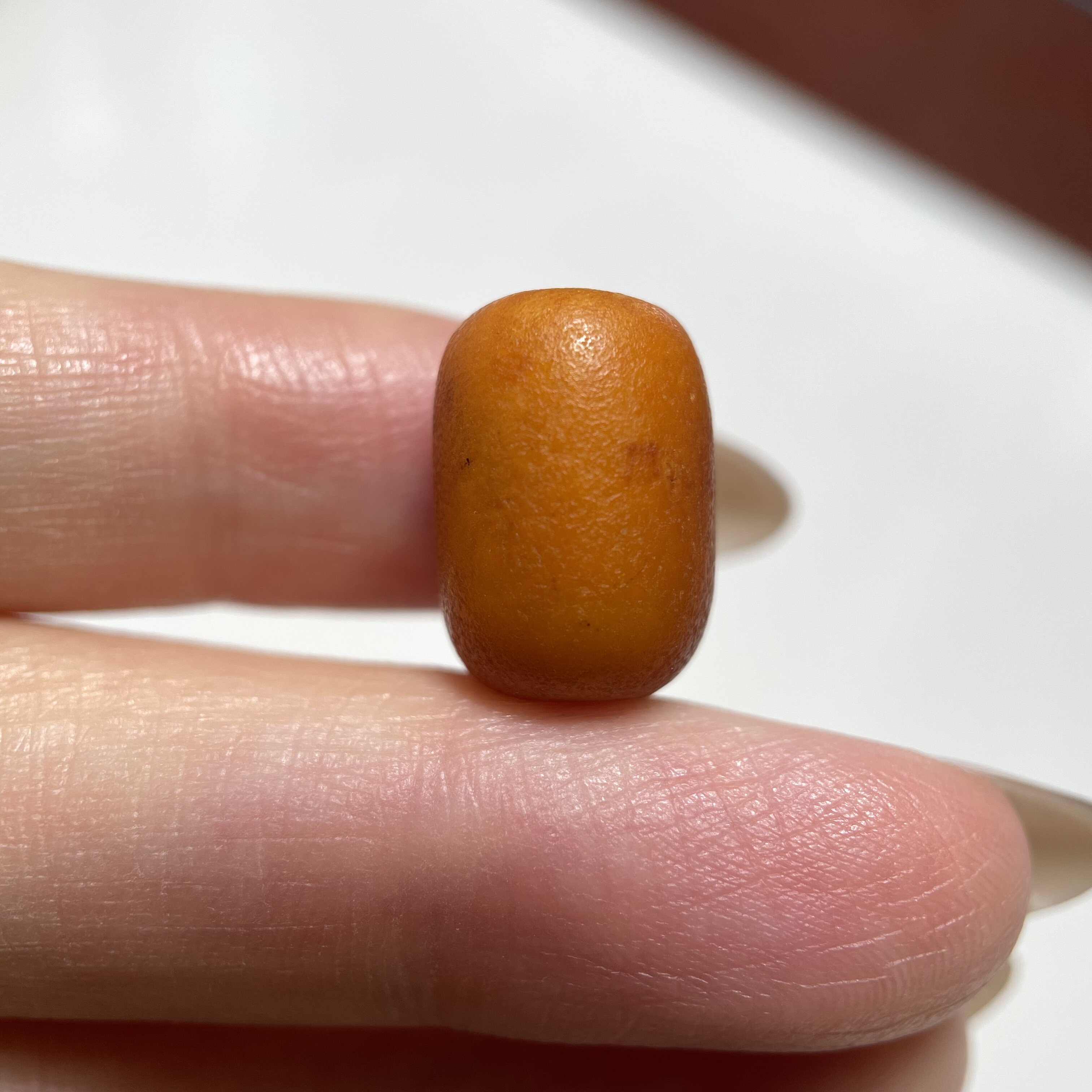 欧洲回流百年老蜜蜡单珠桶珠15mm念珠手串手链多宝diy配珠老珠726