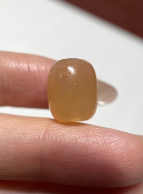 百年荔枝冻嫩色玉髓玛瑙长桶珠13.5mm 多宝老珠手串古珠单珠 1817