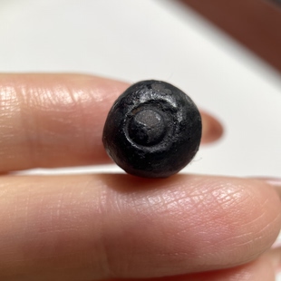 藏传大年份惹呼拉单珠11mm 藏地小元素念珠手串配珠配饰老珠 1151
