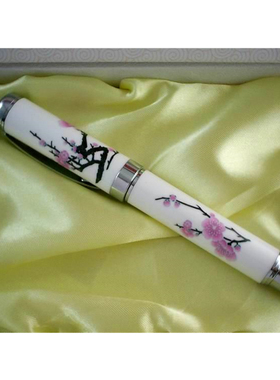 送老外青花瓷笔套装中国文化礼品