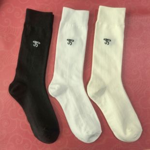 精致棉3双 夏天网眼透气暗花短袜miu风镂空34 41码 长筒蝴蝶结