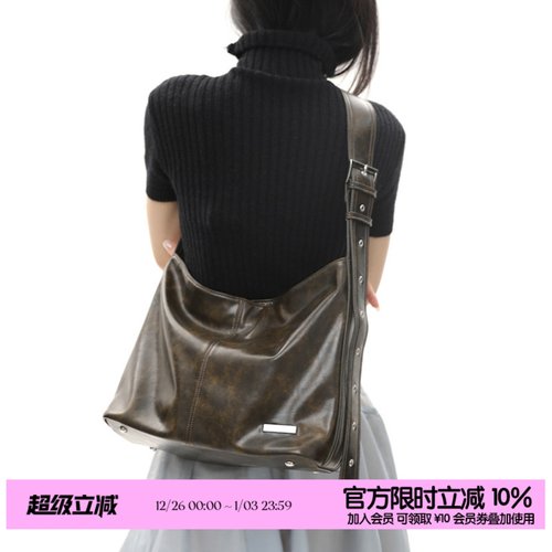 简着®亨里森复古单肩托特包