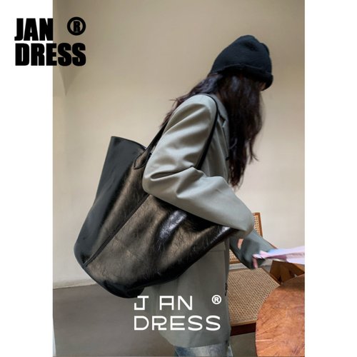 简着®高级质感油蜡大水桶袋