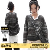 打洞系列2.0 简着25AW 原创 做旧擦色宽肩带斜挎饺子包慵懒大容量