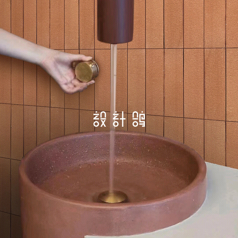 侘寂风做旧陶土砖商业工装咖啡店图片