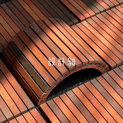 设计鸽 复古长条陶土红砖马赛克 商业火锅餐饮门头外立面吧台墙砖