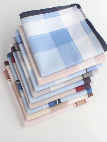 【Купить 10 Получите 1 бесплатно】 Мужские чистые хлопковые платки женские хлопковые платки мягкие поглощения винтажных потных салфет