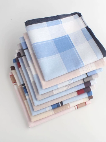 【Купить 10 Получите 1 бесплатно】 Мужские чистые хлопковые платки женские хлопковые платки мягкие поглощения винтажных потных салфет