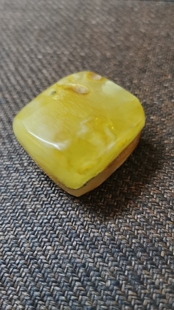 波海保真无优化琥珀花白蜜蜡厚实把玩收藏礼物 32/34/22 克重22.9