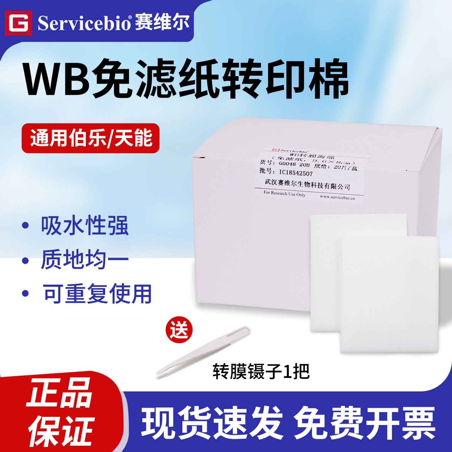 赛维尔WB免滤纸转印海棉适配伯乐图片