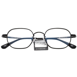 超轻钛架加厚宽边近视眼镜框男商务可配高度数近视显薄女LCD9982