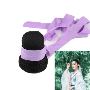 古装锦绣未央侠女造型发包演出女扮男装假发包假发丸子头发髻发包