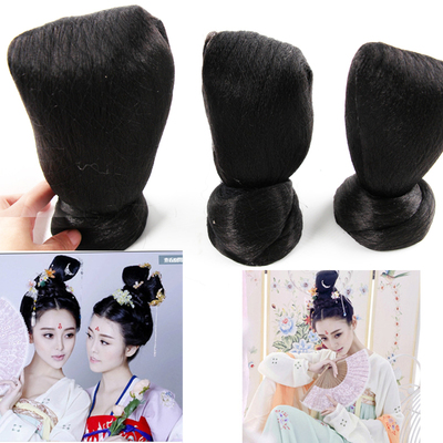 古装造型发包男女士古装假发髻包云髻兔耳朵假发发髻丸子发包