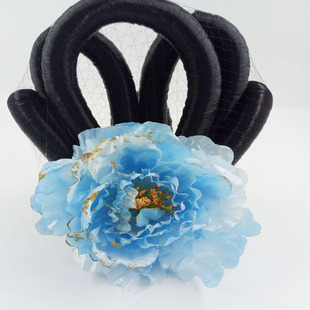 古装飞天仙女造型假发大唐古装假发丫鬟发髻发包古装假发影楼头饰