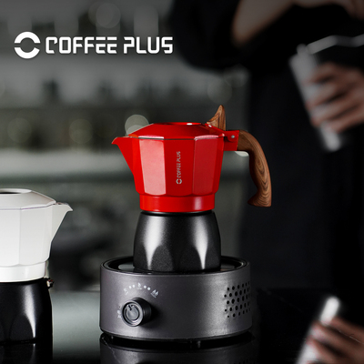 coffeeplus双阀摩卡壶咖啡壶家用小型意式萃取咖啡机手冲咖啡套装