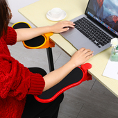 创意黑色二代齐平办公手臂托架桌面延长板护腕垫键盘手托延长托架