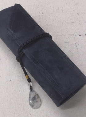 一叶知秋 笔帘【皮皮虾】类似Alcantara 意大利进口小羊皮/小牛皮