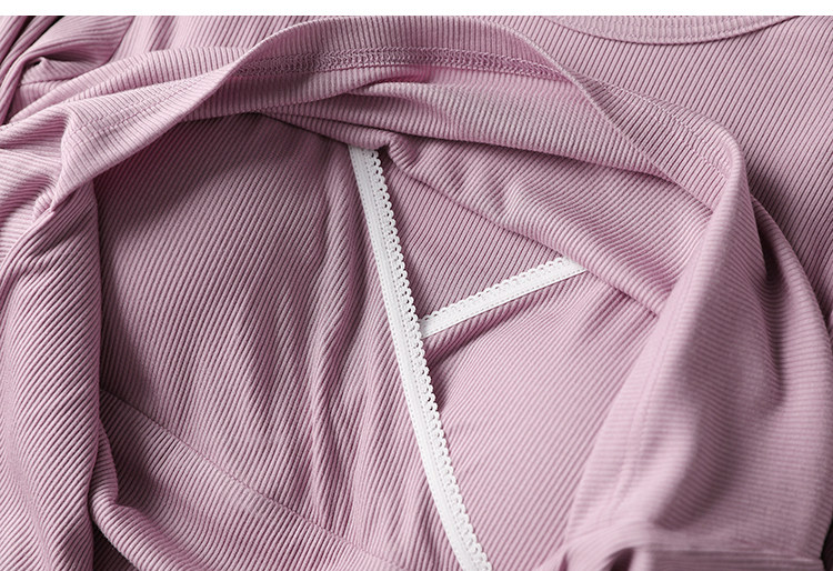 수유 잠옷 긴소매 봄과 가을 수유 감금 잠옷 수유 롱 마터니티 잠옷 봄과 여름 마터니티 잠옷