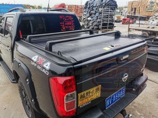 日产纳瓦拉NAVARA皮卡后车厢半自动推拉卷帘越野版 锐骐6后盖改装