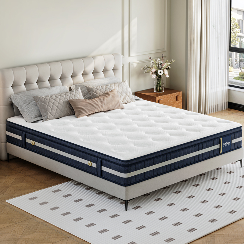 金海马席梦思加厚高回弹独立袋弹簧床垫软硬适中家用乳胶高端床垫